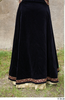  Medieval Castle lady in a dress 2 black dress historical clothing lower body medieval 0008.jpg